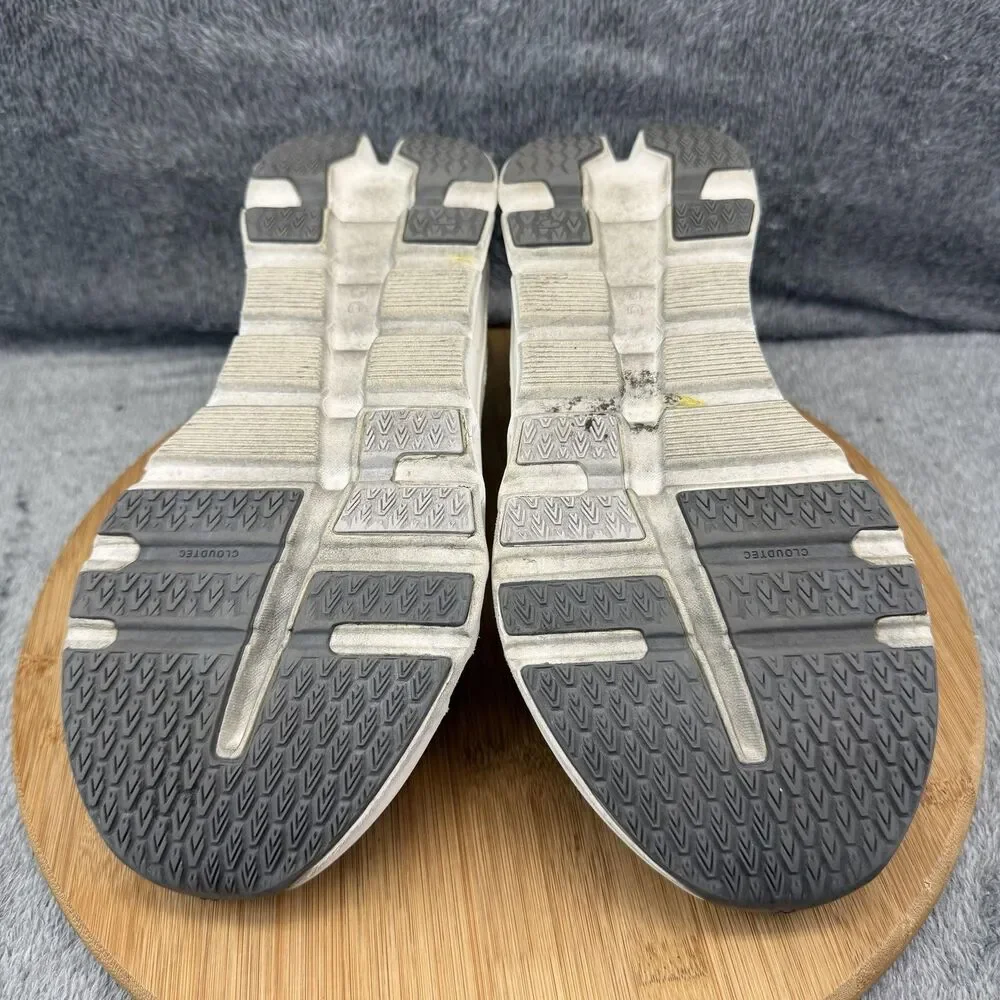 On CloudTec Helion Shoes Womens Size 9 Gray White Running Sneakers 3WE10130622
